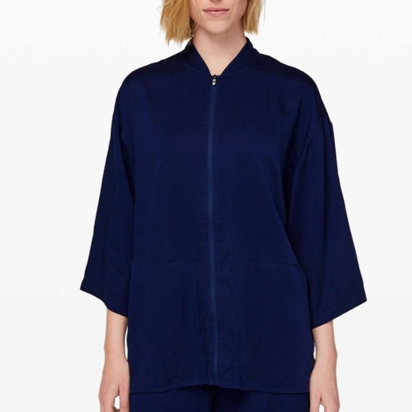 Lululemon Sendal Jacket *lululemon lab Velvety Blue - Picture 5 of 6